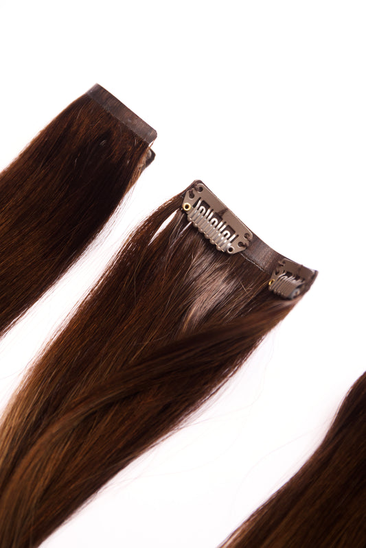 Brunette Glow - Luxe Clip-Ins
